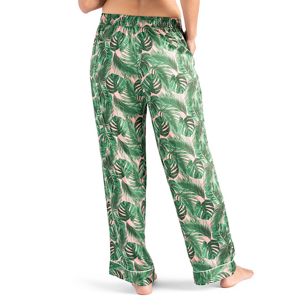 NWT Satin Sleep Aloha Tropical Pajama Loung Pants